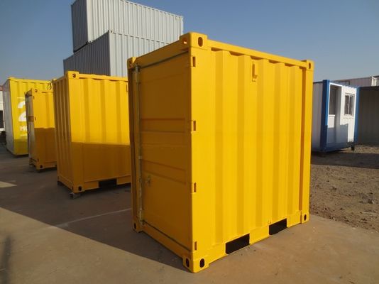 1200 x 2200 x 2260 mm Contenitore a secco porta singola Mini 4ft in acciaio corto Contenitore portatile di stoccaggio con certificato CSC