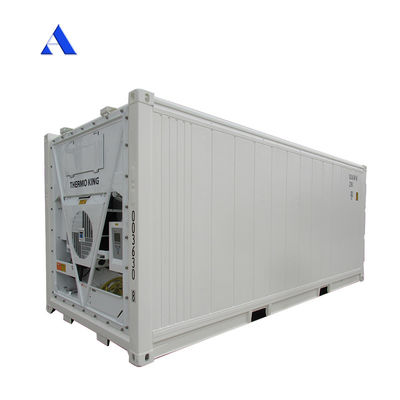 20ft Reefer Container Thermo King Refrigerated Cooler con dimensioni esterne 606*244*259mm e 32CBM Capacità