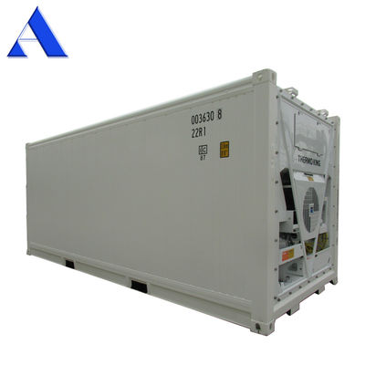 20ft Reefer Container Thermo King Refrigerated Cooler con dimensioni esterne 606*244*259mm e 32CBM Capacità
