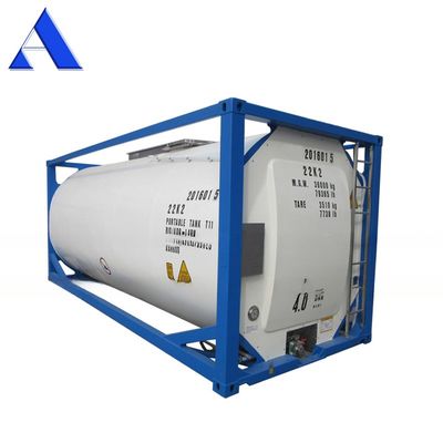 316L/SAN50028-7/WNr 1.4402/1.4404 Materiale 25000 litri SS316L Vaso e conchiglia UN T11 20ft Etanolo ISO serbatoio contenitore