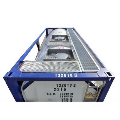316L/SAN50028-7/WNr 1.4402/1.4404 Materiale 25000 litri SS316L Vaso e conchiglia UN T11 20ft Etanolo ISO serbatoio contenitore