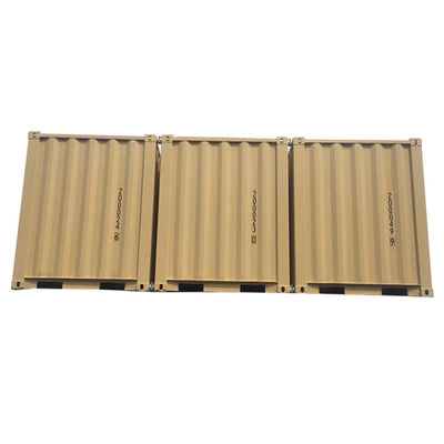 6.5ft Tricon portabile Mini Box di stoccaggio 6ft x 8ft Corten Acciaio contenitore per lo stoccaggio o la spedizione