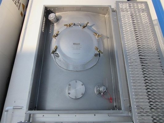 Contenitore di serbatoio ISO da 20 piedi 26000 litri con pressione 4.0/6.0Mpa e 316L/SAN50028-7/WNr 1.4402/1.4404 Materiale del serbatoio