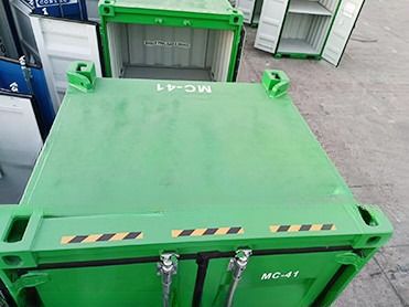 6ft DNV 2.7-1 Standard Cargo Carrying Units CCU Closed Drilling Box 6 piedi Mini Offshore Container Sling Set Opzionale