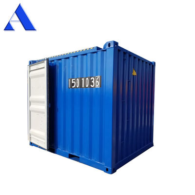 14 CBM Capacità DNV 2.7-1 Contenitore offshore standard da 10 piedi con Padeye incluso e scatola chiusa a secco