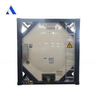 IMDG T4 Materiale in acciaio standard 20 piedi ISO Serbatoio del carburante 26000L Capacità per il trasporto sicuro di diesel e benzina