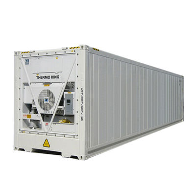 Contenitore frigorifero di acciaio e alluminio da 40 piedi con temperatura interna di -30 ° C / -22 ° F da Thermo King