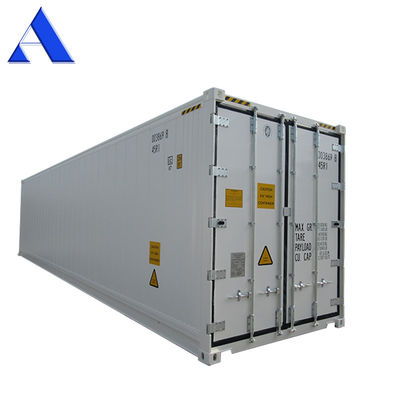Contenitore frigorifero di acciaio e alluminio da 40 piedi con temperatura interna di -30 ° C / -22 ° F da Thermo King