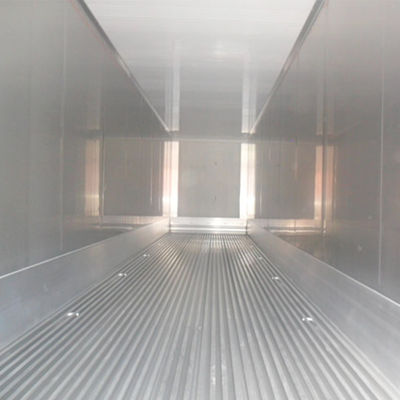 Contenitore frigorifero di acciaio e alluminio da 40 piedi con temperatura interna di -30 ° C / -22 ° F da Thermo King