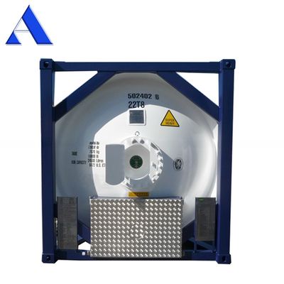 9 T50 ad alta stacking LPG gas liquido cloro 20ft ISO serbatoio contenitore 18/23.45Bar pressione