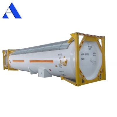 Contenitore ISO da 40 piedi con serbatoio di gas 52.5 CBM UN T50 per GPL liquefatto compresso Contenitore ISO ad alta capacità