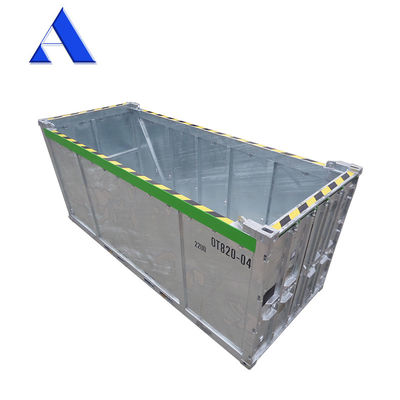 Corten-A 20ft DNV 2.7-1 Standard Open Top Hard Dry Cargo Offshore Container con certificato BV DNV Capacità 31cbm