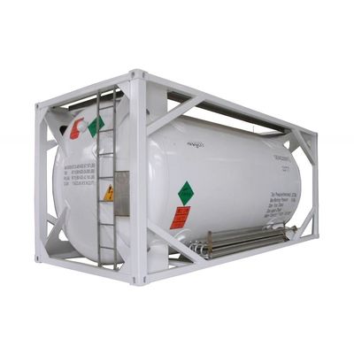 Contenitore di trasporto di 20 tonnellate di capacità di 20 piedi di lunghezza (ASME Standard UN T75 ISO Cryogenic LNG Tank for Customizable and Transport