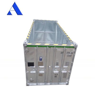 Corten-A 20ft DNV 2.7-1 Standard Open Top Hard Dry Cargo Offshore Container con certificato BV DNV Capacità 31cbm