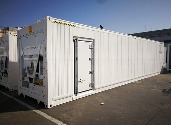 Contenitore frigorifero iso da 40 piedi con carico massimo 27580 kg 28.4 CBM Capacità Refrigeratore e frigorifero a doppia temperatura