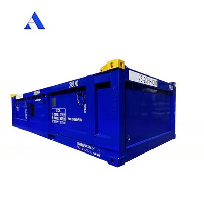 Contenitore per cestini di carico offshore di media altezza standard DNV2.7-1 da 20 piedi con capacità di 14,00 cbm