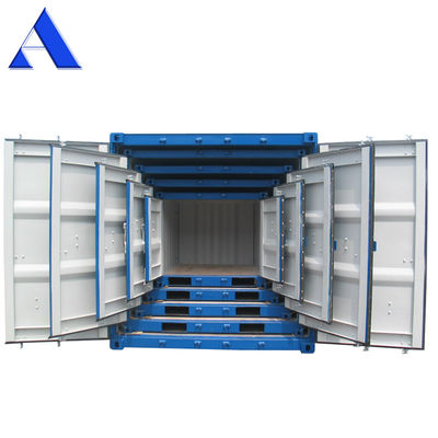 5 CBM Capacità Mini Container per spedizioni a colori personalizzati con logo da 5 piedi a 10 piedi di acciaio e materiale corten