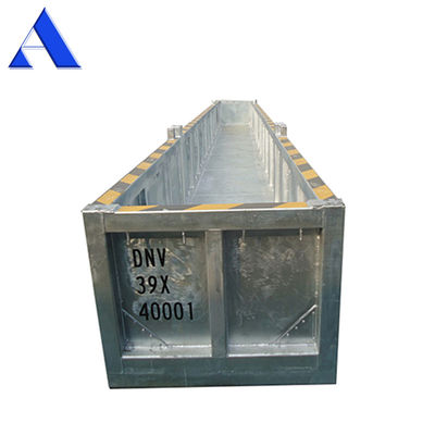 Carico massimo 12000 KGS 39 piedi a 76 piedi LR galvanizzato certificato DNV 2.7-1 Standard Open Top DNV Offshore Cargo Basket