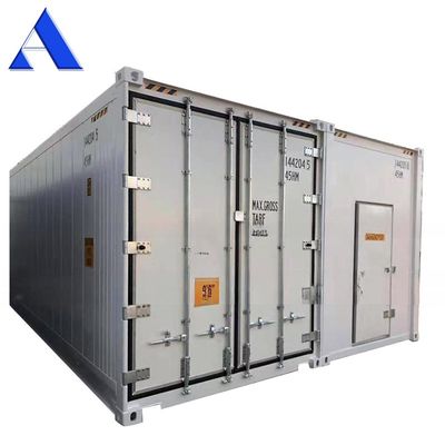 40ft Building Reefer Container 40HQ Cold Room Storage Certificato CSC Acciaio e pavimento piatto