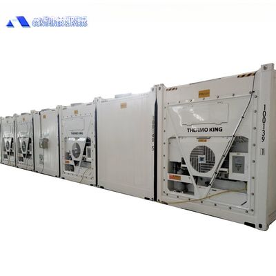 40ft Building Reefer Container 40HQ Cold Room Storage Certificato CSC Acciaio e pavimento piatto