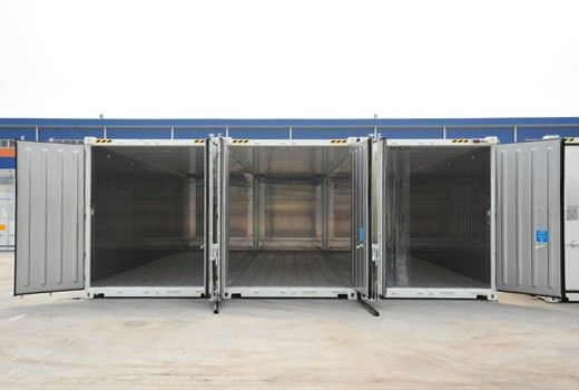 40ft Building Reefer Container 40HQ Cold Room Storage Certificato CSC Acciaio e pavimento piatto