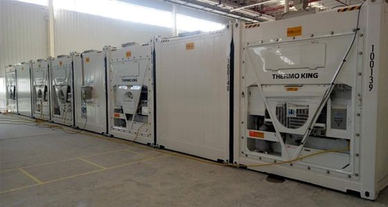 40ft Building Reefer Container 40HQ Cold Room Storage Certificato CSC Acciaio e pavimento piatto
