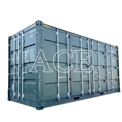 Container per spedizioni a secco di 20 piedi di altezza con porta laterale cubo in acciaio corten acciaio 6058 x 2438 x 2896 mm 33,2 CBM Capacità