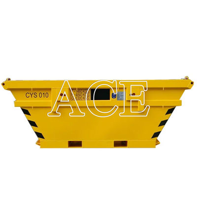13ft DNV 2.7-1 Standard Steel Container Boat Offshore Drilling Waste Skip BV Lunghezza certificata 13ft Angolo di sollevamento 45C