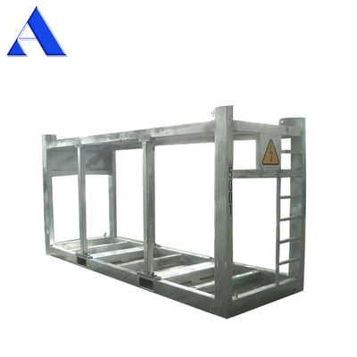 13ft 4meter DNV 2.7-1 Standard Galvanized Offshore Container Lifting Frame Skid 45° Sling Angle