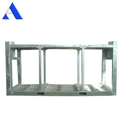 13ft 4meter DNV 2.7-1 Standard Galvanized Offshore Container Lifting Frame Skid 45° Sling Angle