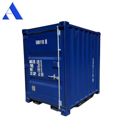 Container di stoccaggio di carico secco da 5 piedi Mini portabile Container di spedizione da 5 piedi di lunghezza Materiale in acciaio certificato CSC
