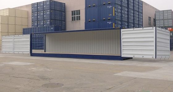 40ft 40 HQ Container a porta laterale aperta con un lato a piena apertura Dimensioni interne l x W x H mm 12031 x 2288 x 2547 mm