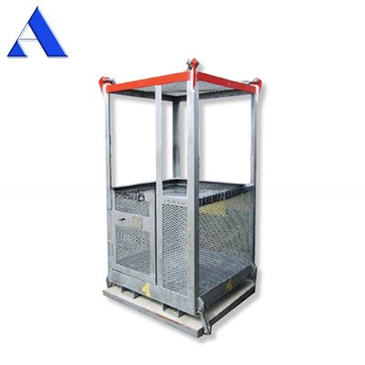 45C Angolo di sollevamento 3CBM DNV 2.7-1 Contenitore secco in acciaio Cesto di trasferimento personale offshore con certificati CSC e BV
