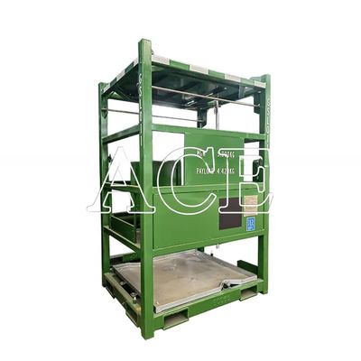 Contenitore idraulico IBC in acciaio standard offshore 550GAL DNV 2.7-1 con telaio di sollevamento certificato da CSC e BV