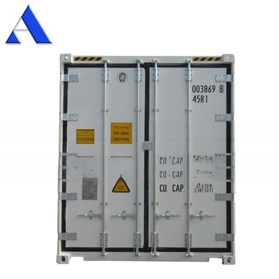 12192 x 2438 x 2896 mm Frigorifero a due porte a lato aperto lunghezza 40 piedi contenitore Reefer per il trasporto di merci fresche