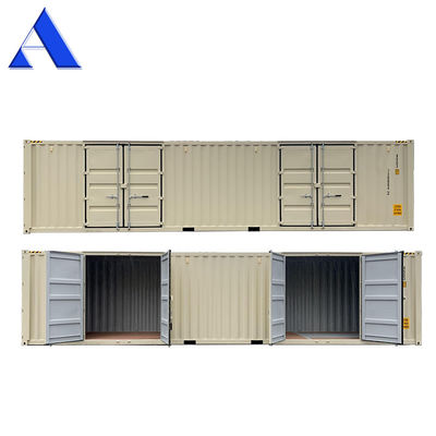 Contenitore da trasporto a 40 piedi di altezza, cubo a lato aperto, con dimensioni esterne e caratteristiche personalizzabili di 12192 x 2438 x 2896 mm