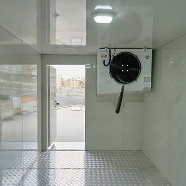 R134a/R404A Frigorifero 12m Lunghezza 60 cbm 40ft Contenitore frigorifero Reefer Camera fredda Stoccaggio Pavimento T-Bar in alluminio durevole