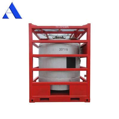 2900L-5000L Capacità Verticale Offshore Tank Container con telaio di sollevamento saldatura Seam Acid Cleaning e Passivazione Finish