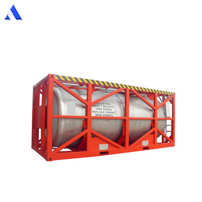 16000L DNV 2.7-1 Standard 20ft Frame UN T11 Acciaio inossidabile Tote Offshore Tank Container per il trasporto internazionale