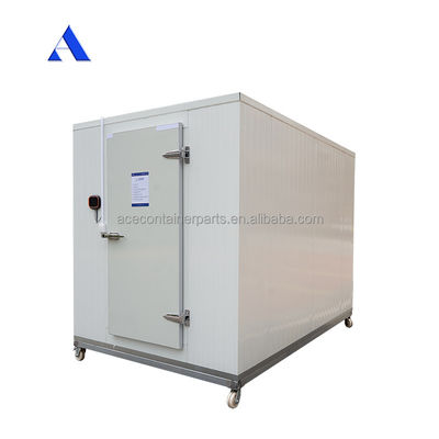 2.8x2x2.2m Mini portabile Cold Storage Room con pavimento in T-Bar in alluminio e MGSS fuori muro