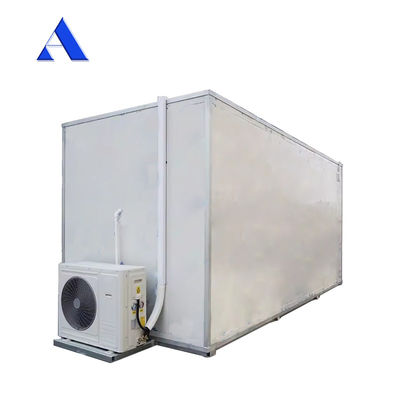 2.8x2x2.2m Mini portabile Cold Storage Room con pavimento in T-Bar in alluminio e MGSS fuori muro
