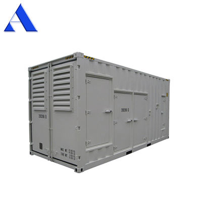 20ft 40ft Genset Container Isolato Persiane Riduzione del rumore ventilato Certificato da CSC Ideale per il carico e la spedizione