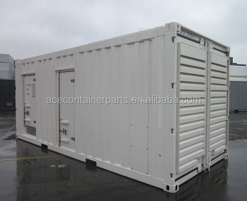 20ft 40ft Genset Container Isolato Persiane Riduzione del rumore ventilato Certificato da CSC Ideale per il carico e la spedizione