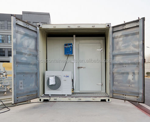 20ft Reefer Container Cold Storage Room con pavimento in T-Bar in alluminio e refrigerante R134a/R404A