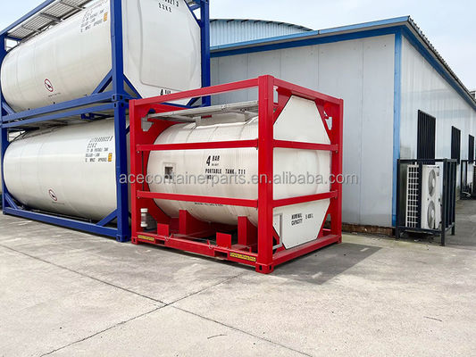 10 piedi DNV 2.7-1 Container a telaio standard Serbatoio offshore certificato Dimensioni interne l x W x H mm da 7,6 a 8,2 cm3