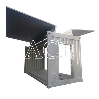 SPA-H Corten-A 20ft Electric Hydraulic Wing Flying Opening Dry Shipping Container Porta laterale con design aperto laterale