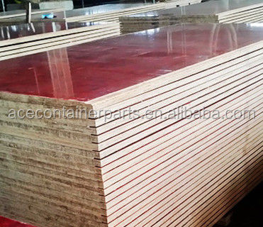 Pavimenti per container da spedizione di 28 mm Piastre da pavimento in legno di bambù con colla WBP e materiale ecologico