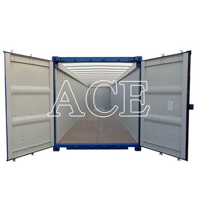 Container da spedizione aperti da 40 piedi con copertura di tetto in bambusa in PVC in ottime condizioni