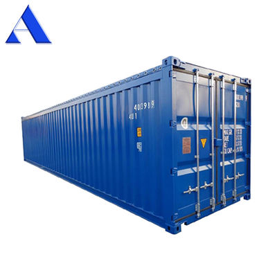 Container da spedizione aperti da 40 piedi con copertura di tetto in bambusa in PVC in ottime condizioni