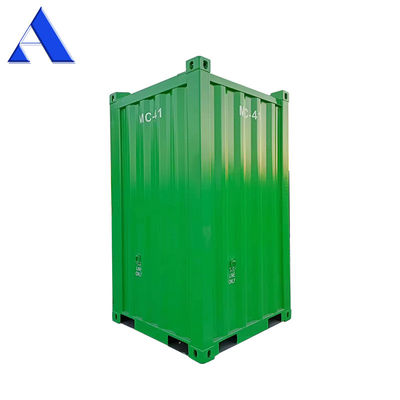 DNV 2.7-1 Contenitore secco offshore standard da 6 piedi con metallo sul ponte centrale e materiale corten colore opzionale/logo